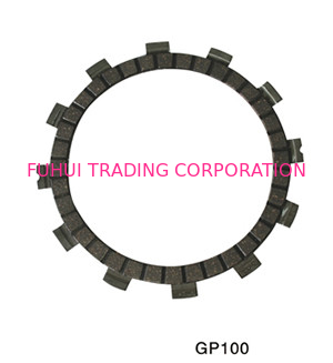 Oil resistance motorcycle parts clutch friction plates with 12 teeth GP100